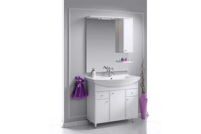 Панель с зеркалом AQWELLA Барселона 80364760 от магазина ЛесКонПром.ру