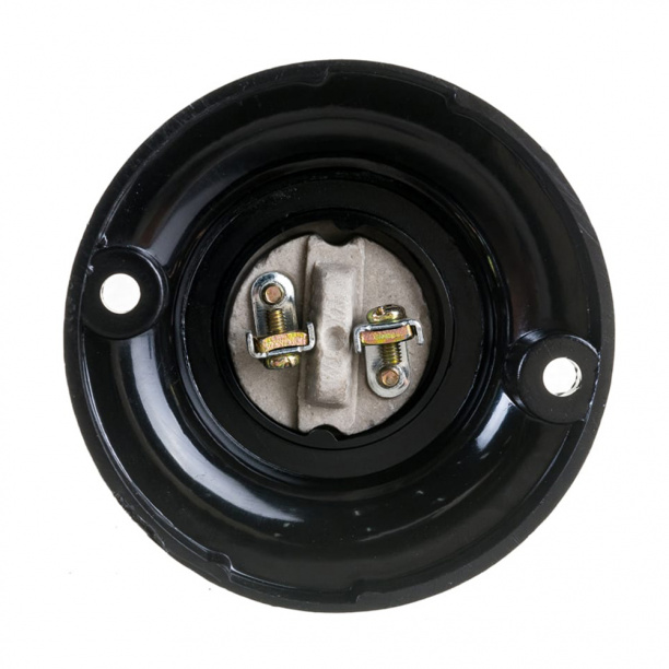 Патрон ЭРА Е27 потолочный бакелит от магазина ЛесКонПром.ру