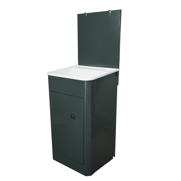 Тумба с пластиковой мойкой 130х50х43 см мокрый асфальт от магазина ЛесКонПром.ру