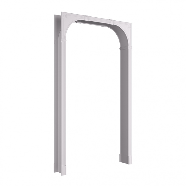 Арка ламинированная Белла белая от магазина ЛесКонПром.ру