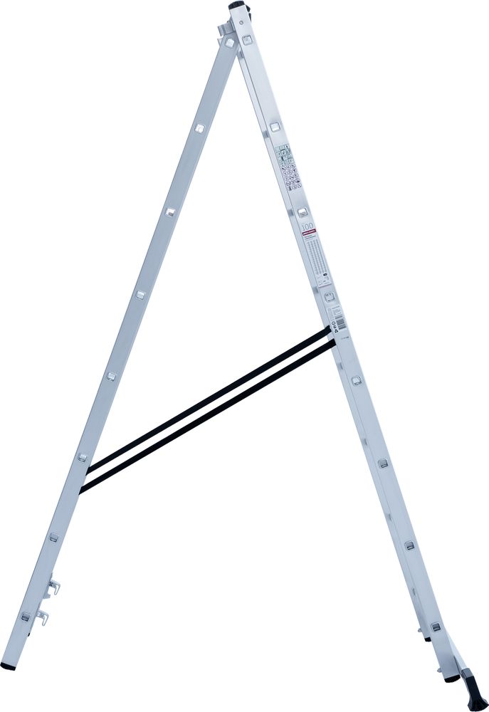 Лестница алюминиевая двухсекционная Новая Высота 2x8 арт. 1220208 от магазина ЛесКонПром.ру