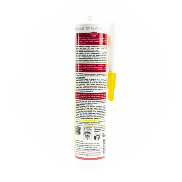 Силиконовый герметик нейтральный SOUDAL 300 мл белый от магазина ЛесКонПром.ру