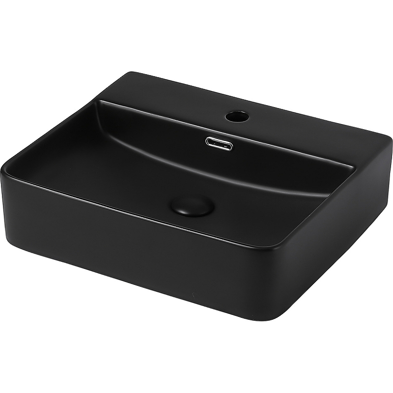 Раковина Abber Rechteck 50 AC2203MB Черная матовая от магазина ЛесКонПром.ру