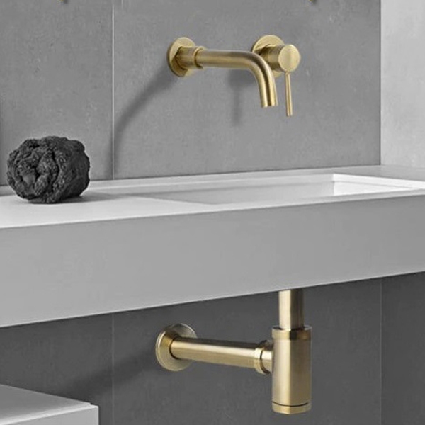 Сифон для раковины CeramaLux RD016 Бронза от магазина ЛесКонПром.ру