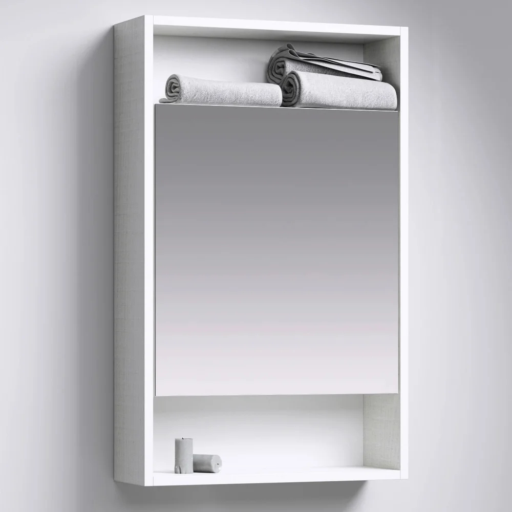 Зеркало-шкаф Aqwella City 50 дуб канадский от магазина ЛесКонПром.ру