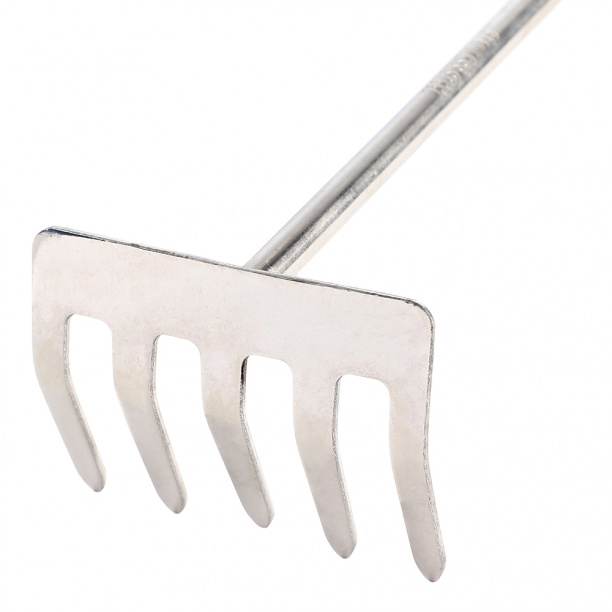 Грабельки ручные TRAVENA малые из нержавеющей стали от магазина ЛесКонПром.ру