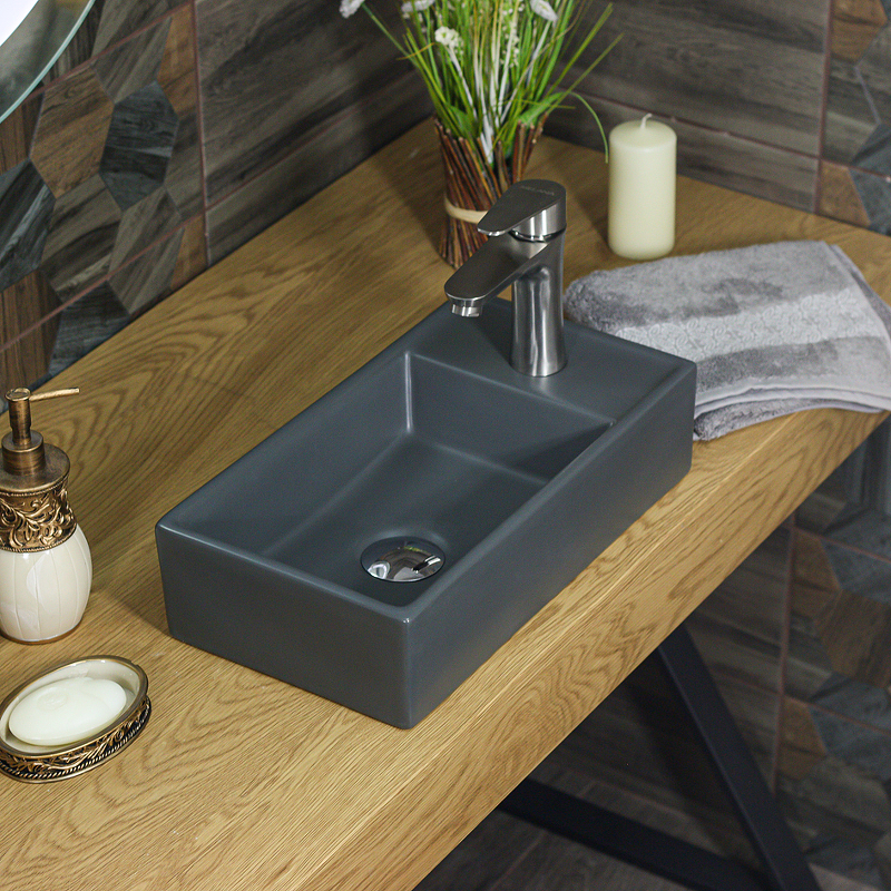 Раковина Melana 41 MLN-320351MG Серая матовая от магазина ЛесКонПром.ру