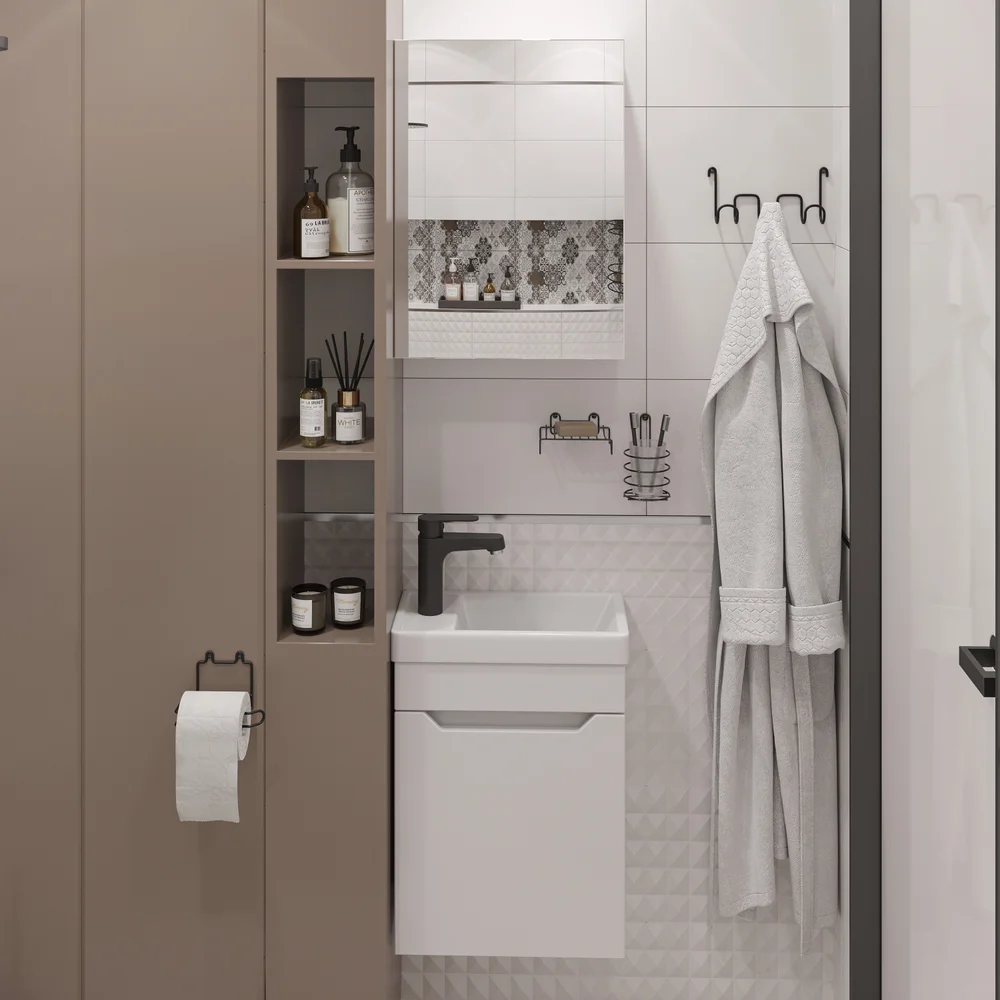 Зеркало-шкаф DIWO Архангельск 40 от магазина ЛесКонПром.ру