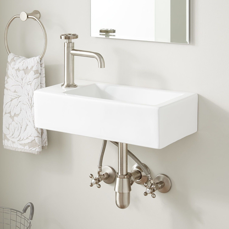 Раковина Mira 41 R MR-4121R Белая от магазина ЛесКонПром.ру