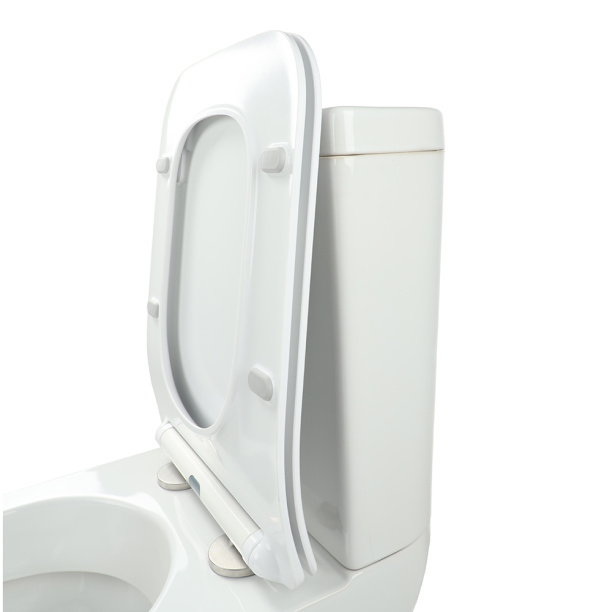 Сиденье для унитаза семейное дюропласт белое с микролифтом от магазина ЛесКонПром.ру