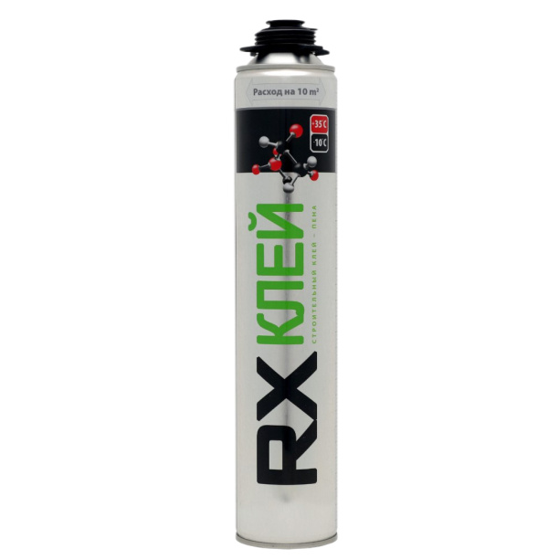 Клей-пена RX монтажная профессиональная 750 мл от магазина ЛесКонПром.ру