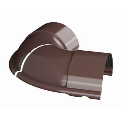ТЕХНОНИКОЛЬ Металлическая водосточная система Стандарт, внешний угол регулируемый 100-165°, коричневый от магазина ЛесКонПром.ру