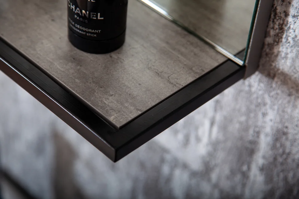 Зеркало Бриклаер Лофт 60 с полкой от магазина ЛесКонПром.ру