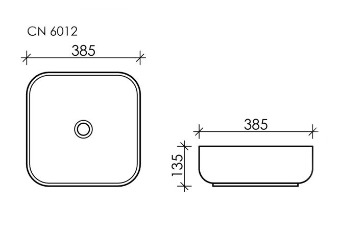 Умывальник накладной Element 80551226 от магазина ЛесКонПром.ру