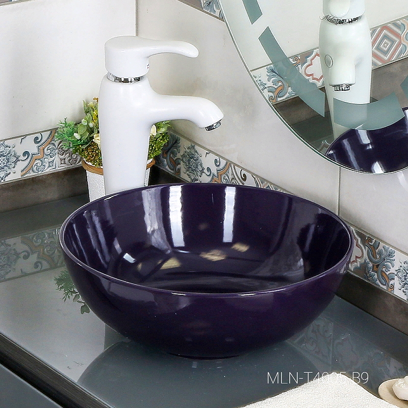 Раковина-чаша Melana 38 MLN-T4005-B9 Фиолетовая от магазина ЛесКонПром.ру