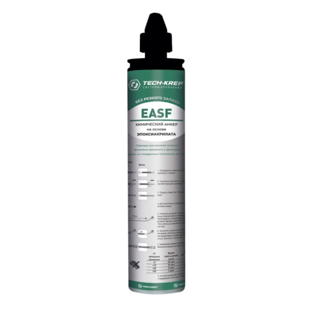 Химический анкер EASF EPOXY Tech-KREP 300 мл от магазина ЛесКонПром.ру