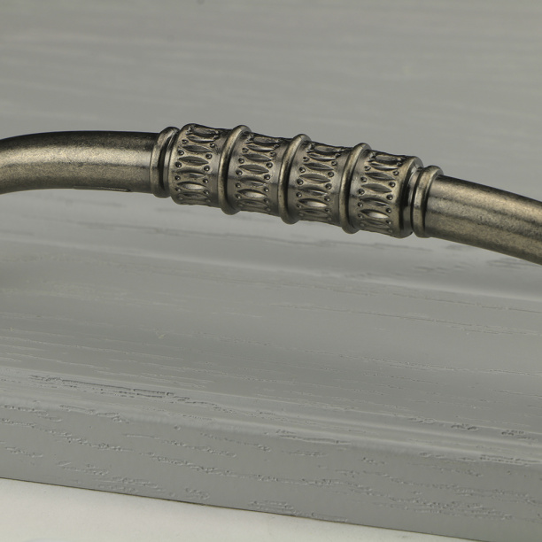 Ручка-скоба мебельная JET 192 C=128 мм античное серебро от магазина ЛесКонПром.ру