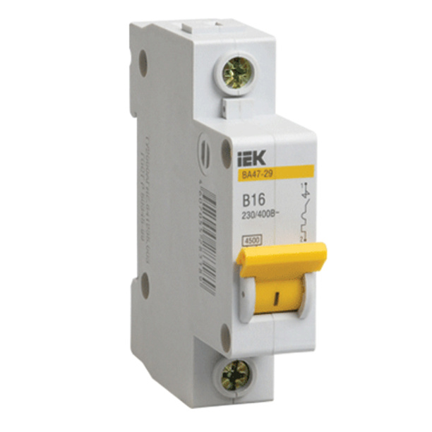 Выключатель автоматический IEK 1п 6 А В от магазина ЛесКонПром.ру