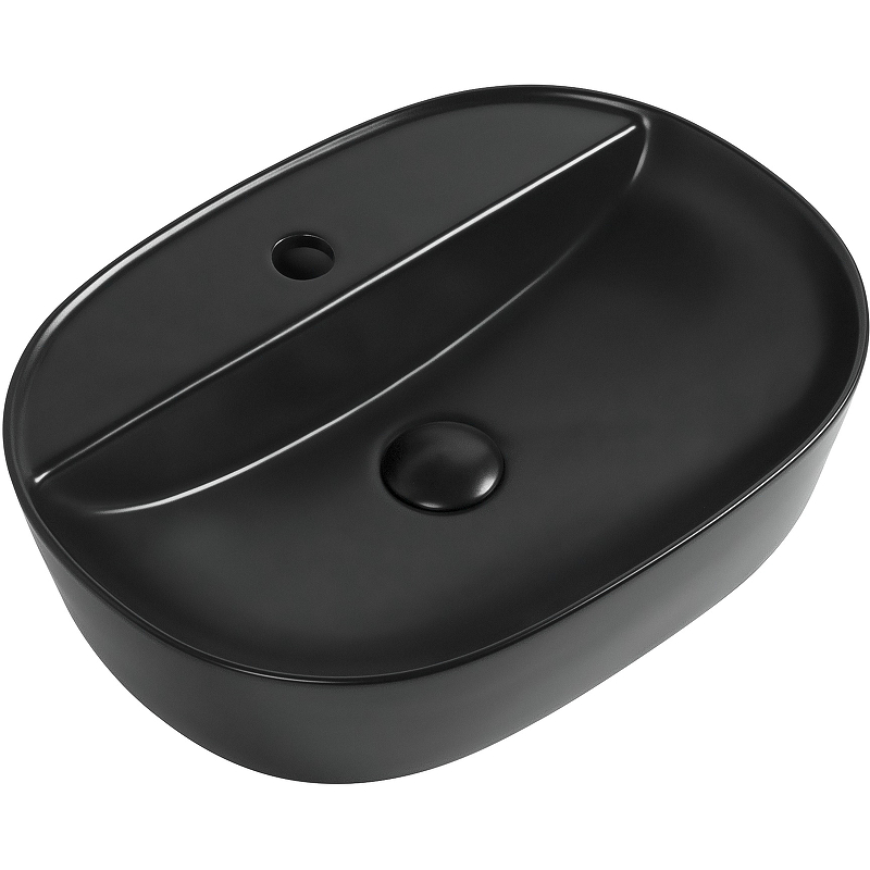 Раковина Aquanet Lake-2-MB 50 273672 Черная матовая от магазина ЛесКонПром.ру