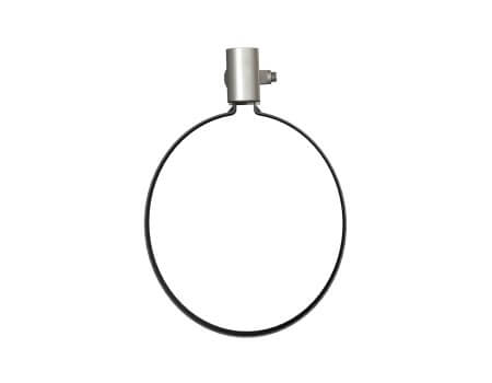 Хомут трубы металлический ТЕХНОНИКОЛЬ Оптима ПВХ 120/80, дюбель L=140, черный от магазина ЛесКонПром.ру