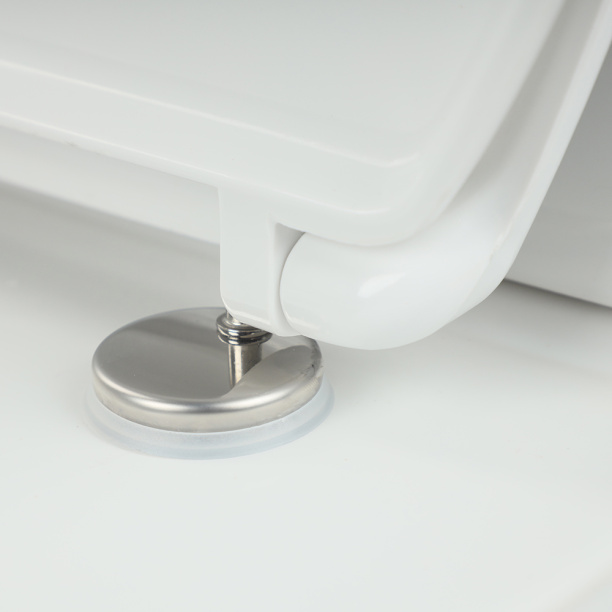 Сиденье для унитаза дюропласт микролифт декор Бульдог от магазина ЛесКонПром.ру