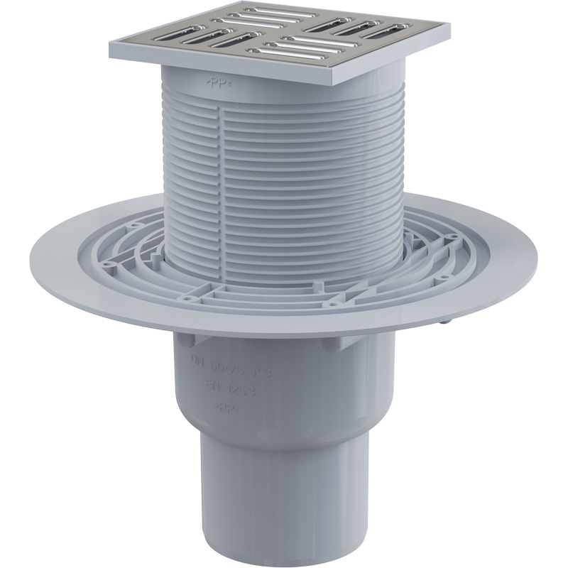 Душевой трап Alcaplast APV2321 с решеткой Хром от магазина ЛесКонПром.ру