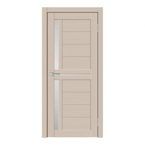 Дверь межкомнатная остекленная Гринвуд 4 2000х600 мм белый дуб