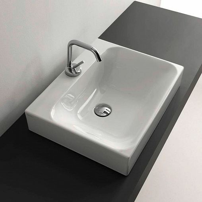 Раковина Kerasan Cento 60 353101*1 Белая от магазина ЛесКонПром.ру