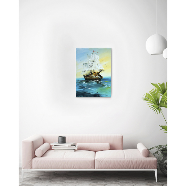 Канвас Корабль 50х70 см Art-Canvas от магазина ЛесКонПром.ру