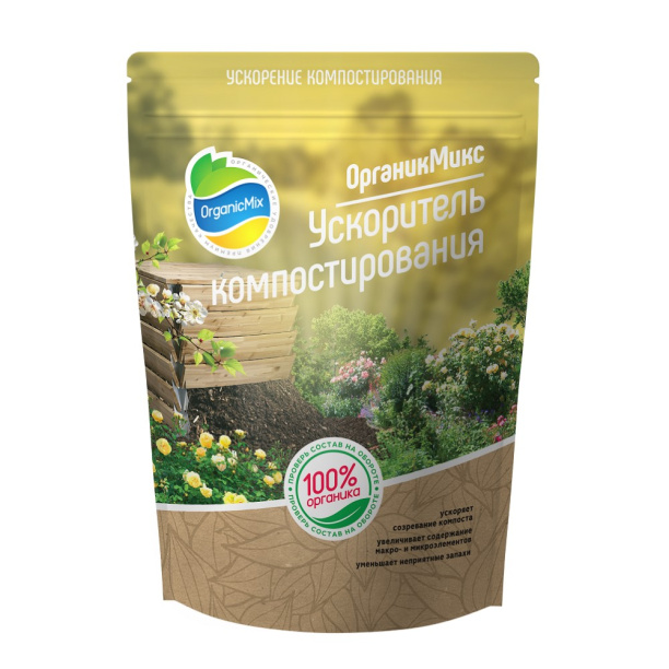 Ускоритель компостирования ОрганикМикс 650 г от магазина ЛесКонПром.ру