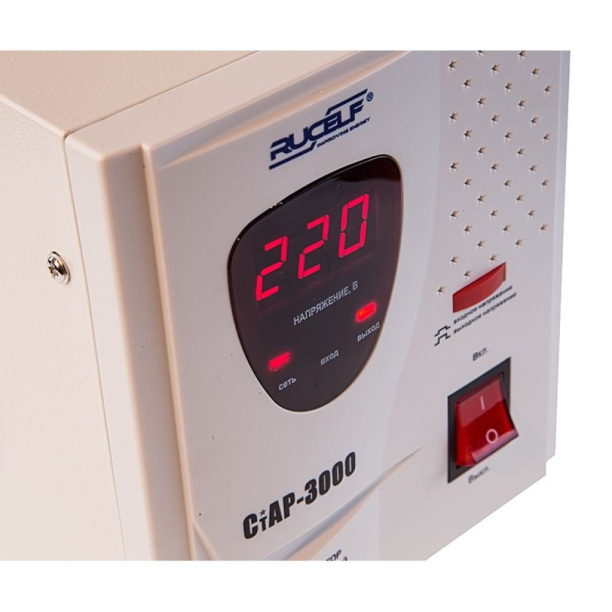 Стабилизатор Rucelf СтАР 3 кВА от магазина ЛесКонПром.ру