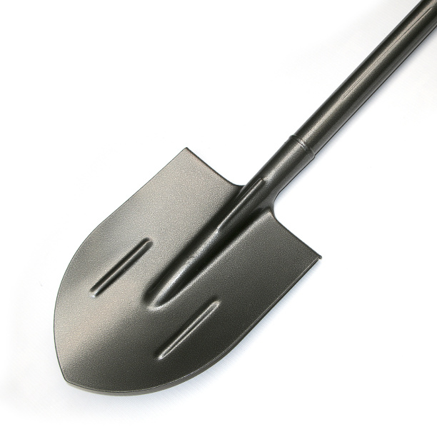 Лопата штыковая TRAVENA остроконечная металлический черенок от магазина ЛесКонПром.ру