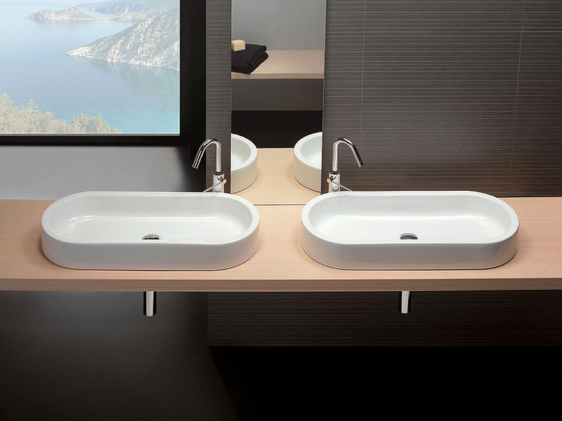 Раковина-чаша Hatria Area 80 Y0UF01 Белая от магазина ЛесКонПром.ру