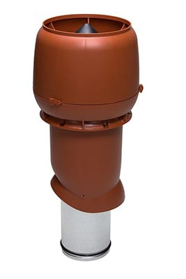 Вентиляционный выход Vilpe 160/ИЗ/500, цвет кирпичный от магазина ЛесКонПром.ру