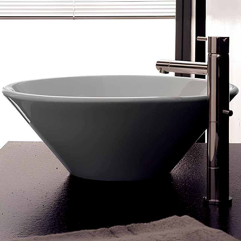 Раковина-чаша Scarabeo Thin Line 42 8010 Белая от магазина ЛесКонПром.ру