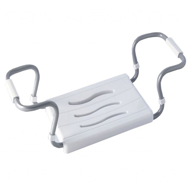 Сиденье для ванны Primanova белое, серебро от магазина ЛесКонПром.ру