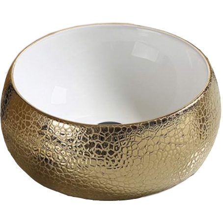 Раковина CeramaLux 40 С1063 Золотая от магазина ЛесКонПром.ру