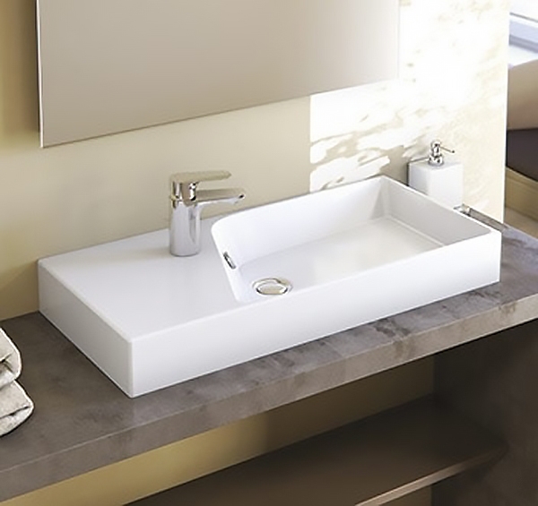 Раковина Jacob Delafon Rythmik 100 EXN112-00 Белая от магазина ЛесКонПром.ру