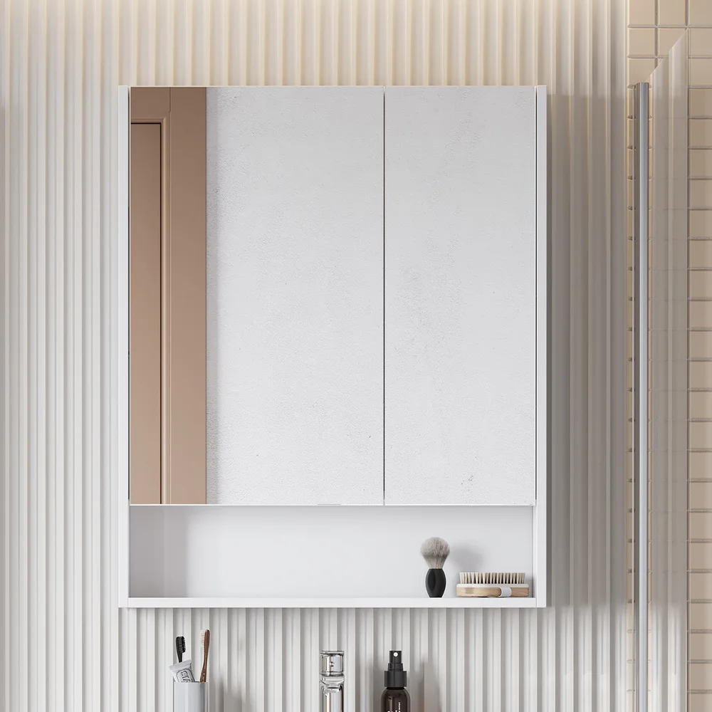 Зеркало-шкаф AQUATON Сканди 70 белый от магазина ЛесКонПром.ру