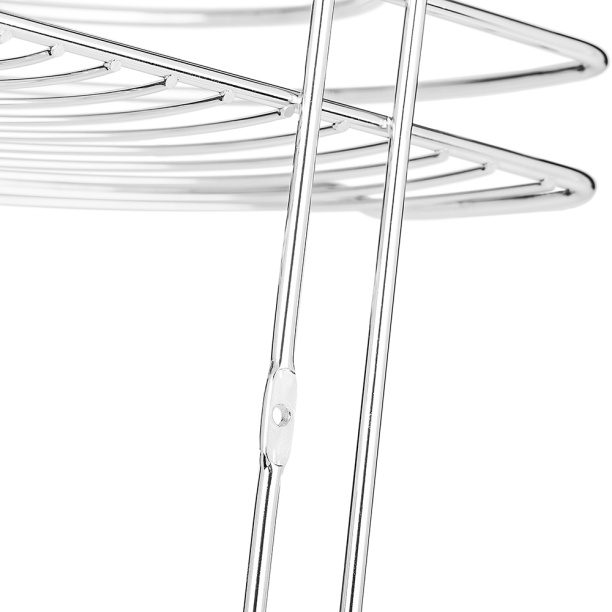 Полка сетчатая ЧМЗ Стамбул 2-ярусная угловая от магазина ЛесКонПром.ру