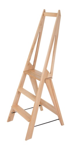 Стремянка деревянная Hoz-Block Стиль 3 ступени Светлая (арт. СДС-3С) от магазина ЛесКонПром.ру