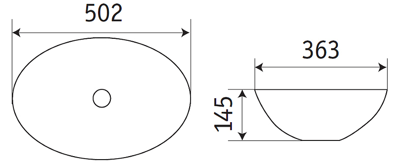 Раковина-чаша CeramaLux 50 78590MHL Голубая матовая от магазина ЛесКонПром.ру