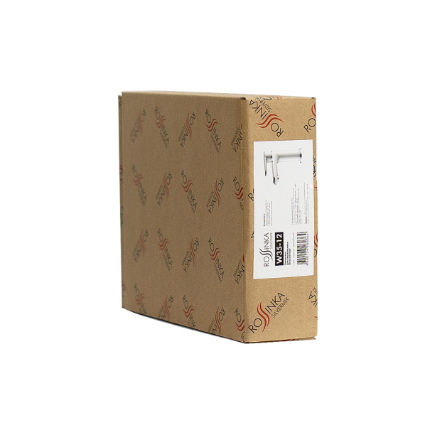 Смеситель для раковины ROSSINKA хром, белый от магазина ЛесКонПром.ру