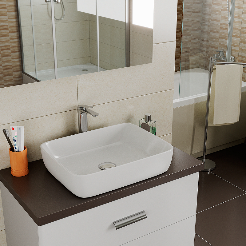 Раковина-чаша D&K Berlin 50 DT1431316 Белая от магазина ЛесКонПром.ру