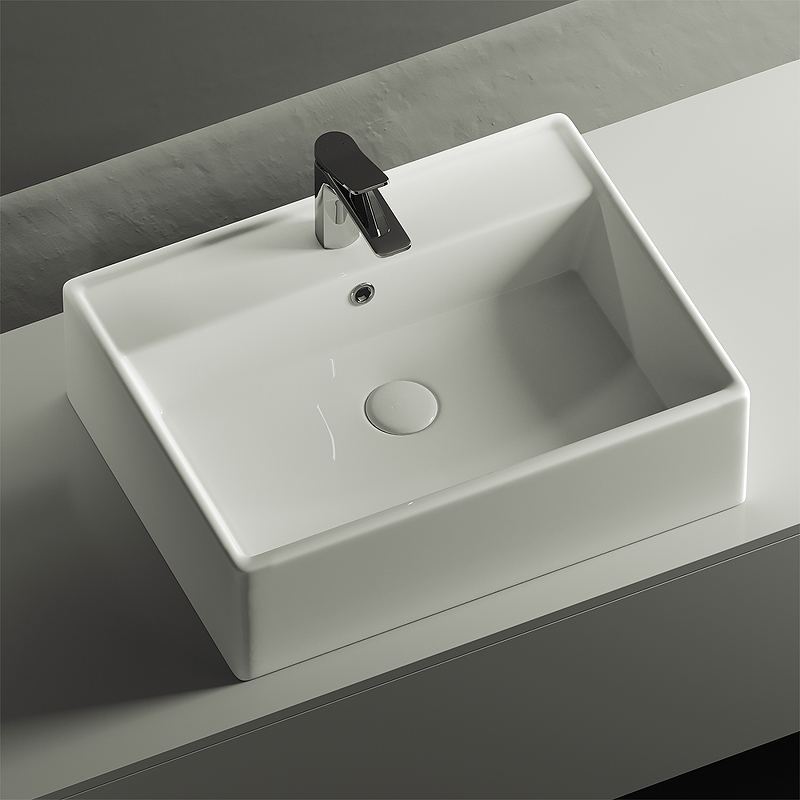 Раковина Ceramica Nova Element 59 CN6046 Белая от магазина ЛесКонПром.ру