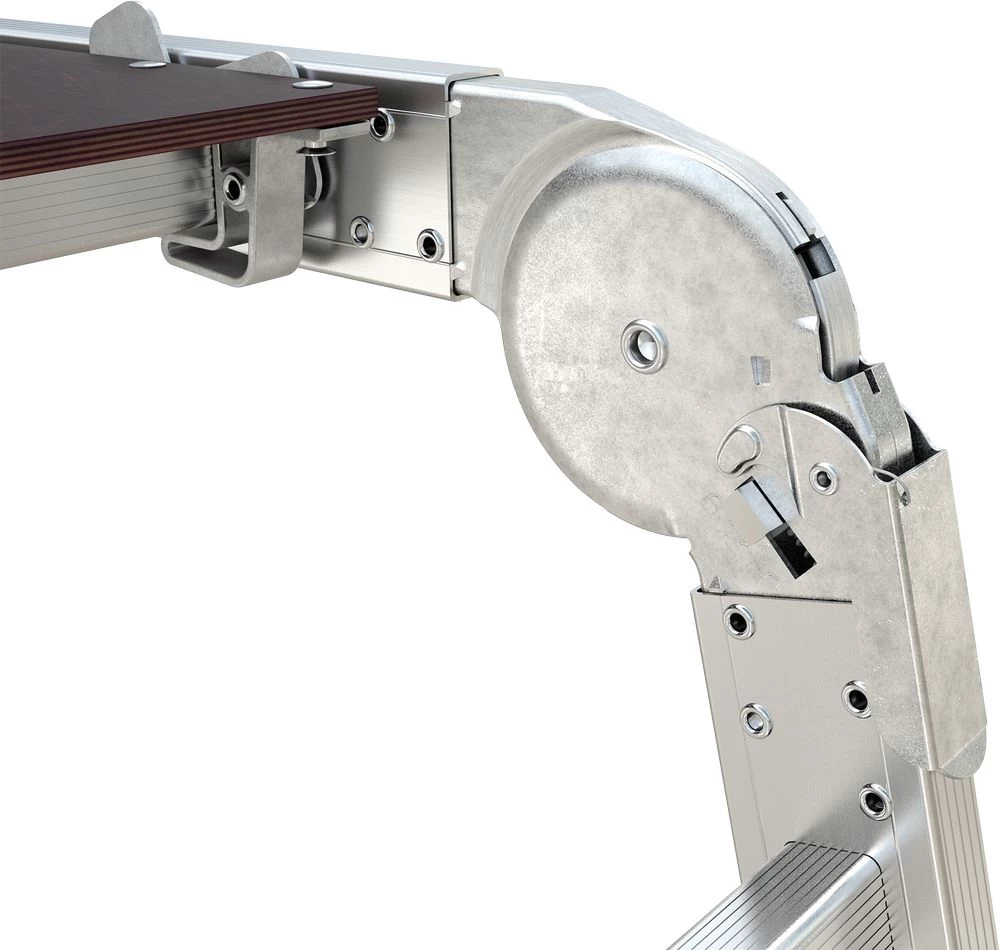 Профессиональная алюминиевая лестница-трансформер с помостом, ширина 650 мм NV3332 НОВАЯ ВЫСОТА 4Х3 арт.3332403 от магазина ЛесКонПром.ру