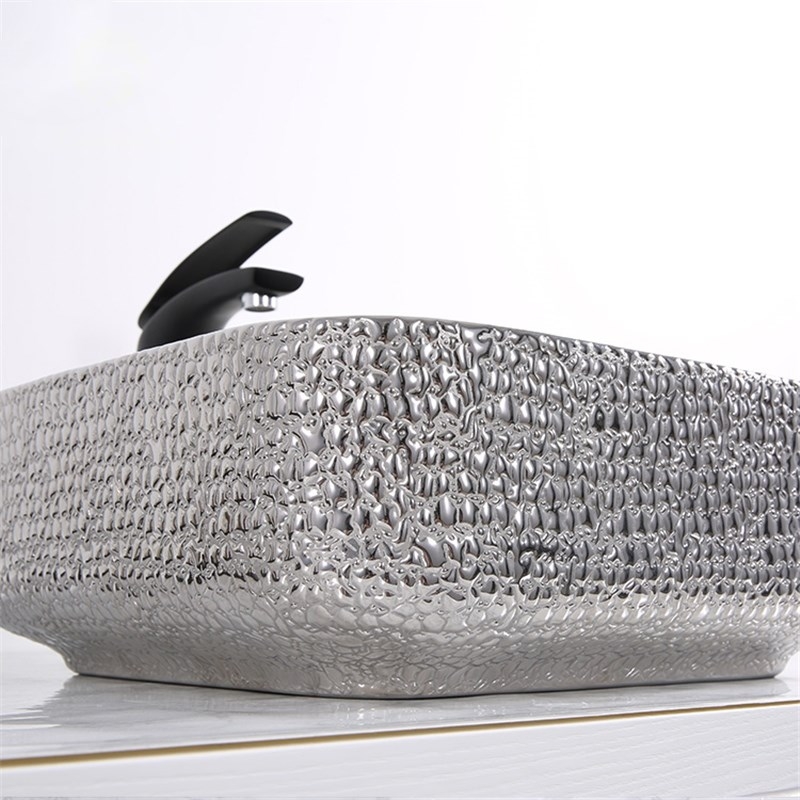 Раковина-чаша Mira 39 MR-3939BS Черная Серебро от магазина ЛесКонПром.ру