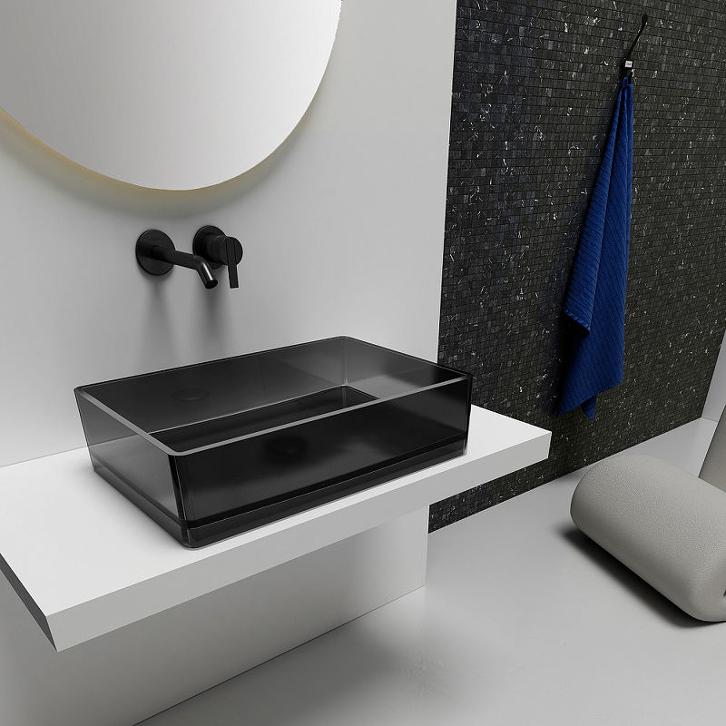 Раковина-чаша Abber Kristall 60 AT2803Onyx Черная от магазина ЛесКонПром.ру