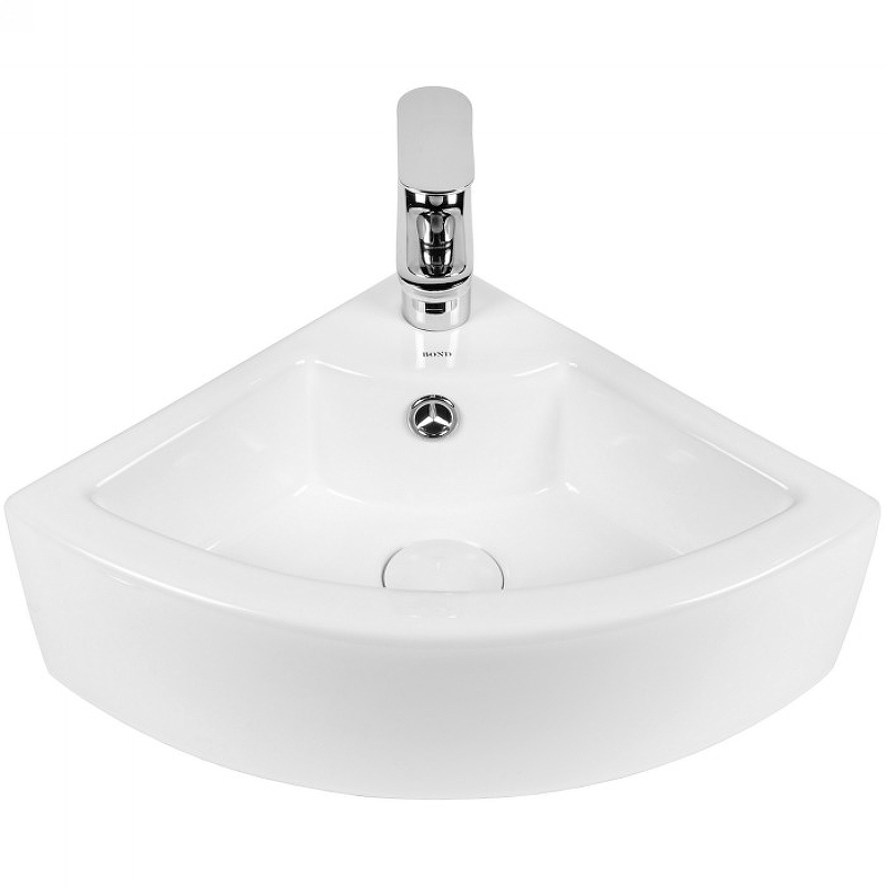 Раковина Bond 32 S91-320 угловая Белая глянцевая от магазина ЛесКонПром.ру