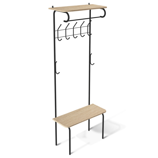 Гардероб сборный SHT-HW1 188,5х75х30 см от магазина ЛесКонПром.ру